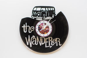RECYCLED VINYL - WALL CLOCK - VARIOUS DESIGNS - SOLD SEPARATELY